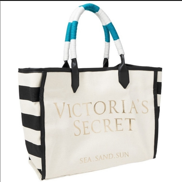 Victorias Secret Canvas Tote Bag - Picture 3 of 5